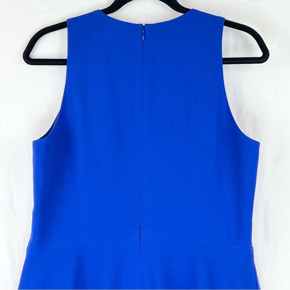 Dress the Population Blue Catalina Fit & Flare Cocktail Midi Dress Sz Large - Picture 7 of 12